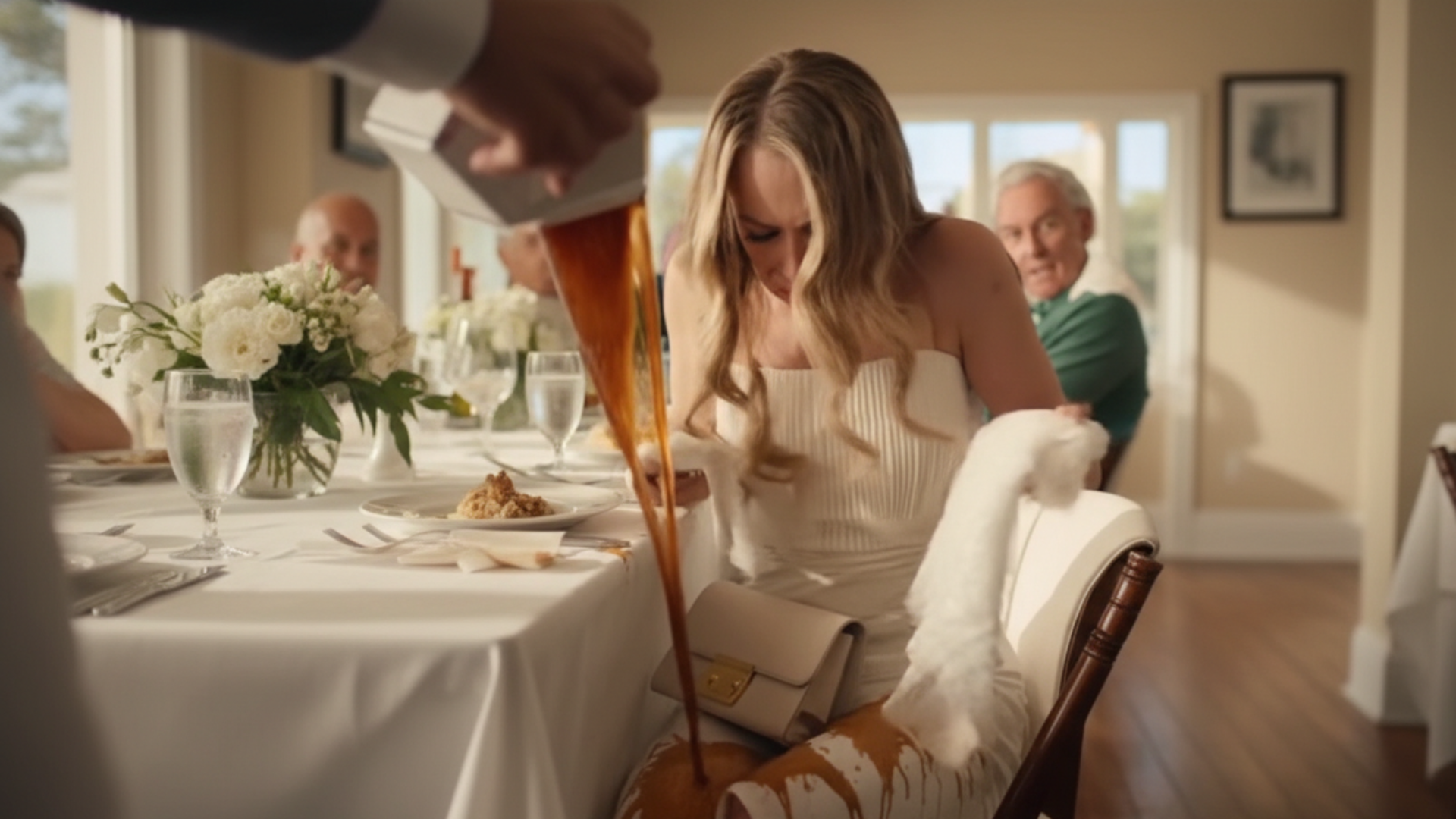 Grandma Spills Coffee At Engagement Party—DNA Test Exposes Everything