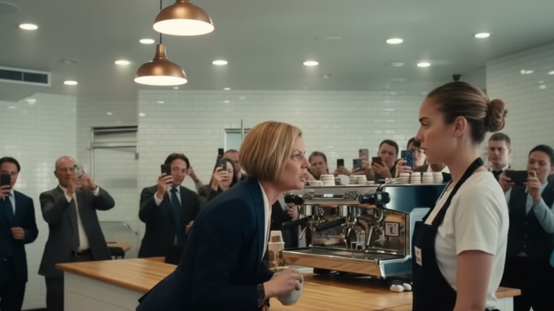 Karen Screams at Barista—Doesn’t Know She’s Recording Federal Evidence