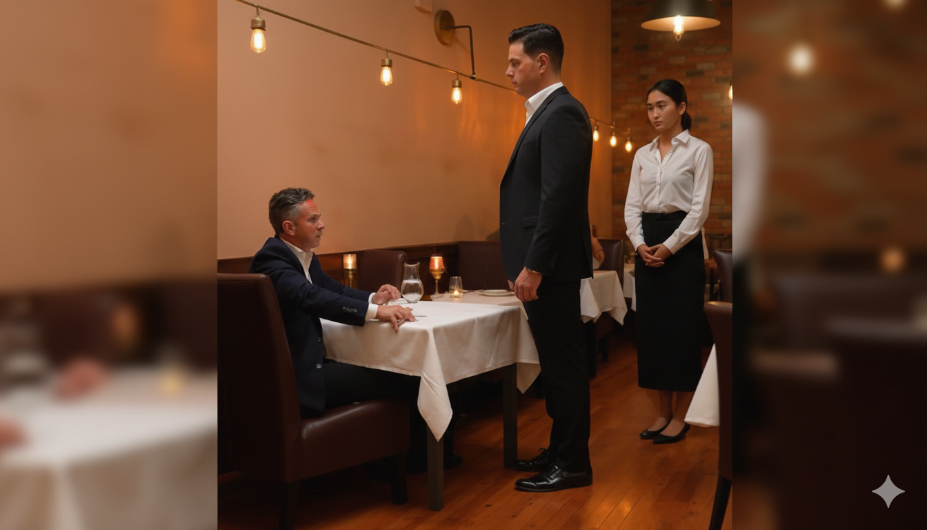 She waited his table all night — then he learned who signed the lease