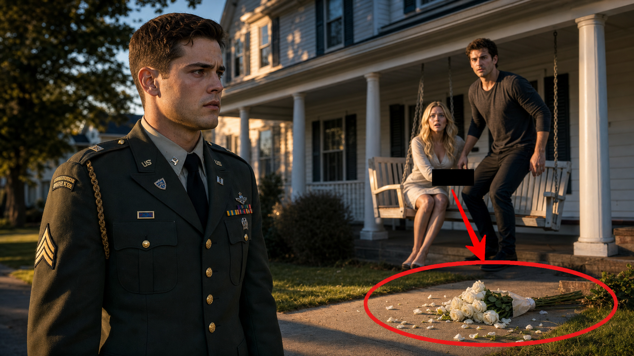Soldier Comes Home Early — What He Saw On The Porch Destroyed Him